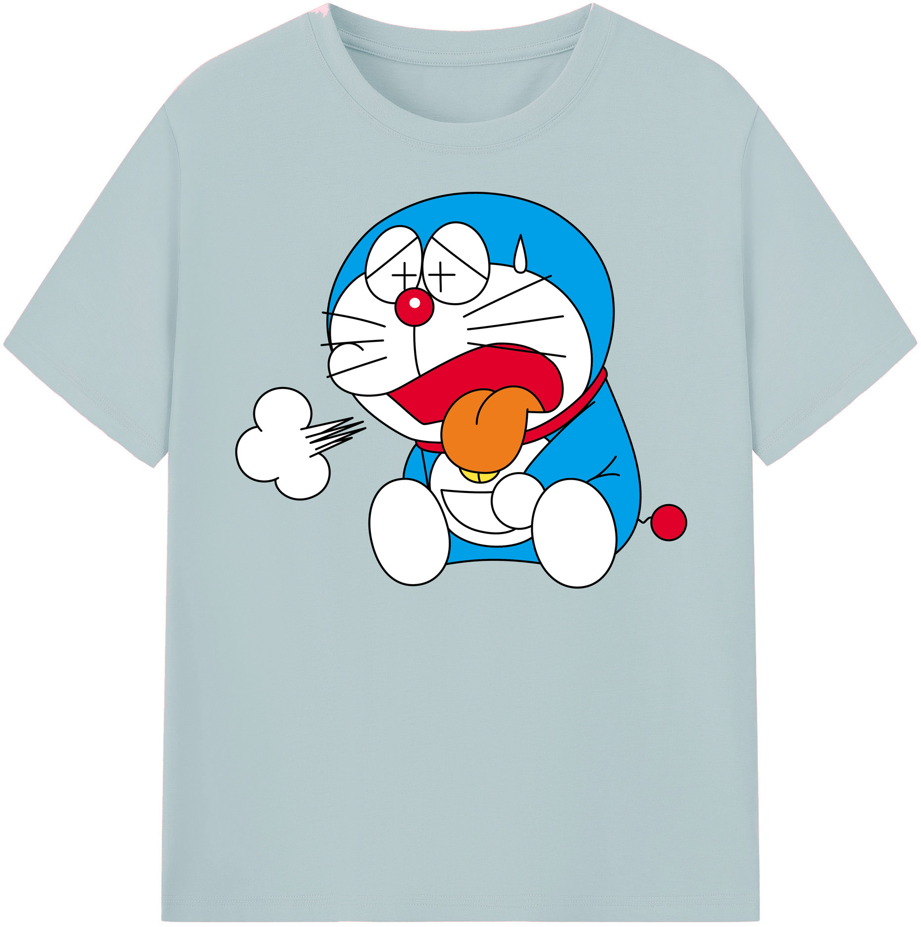 （画像用） ドラえもん Doraemon 綿100％半袖Tシャツ（フロントプリント）